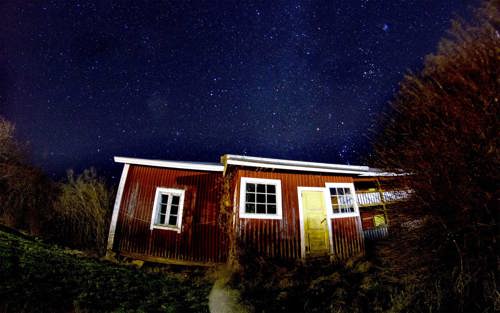 ödehus, natt,