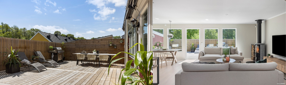 Modern villa nära lekplats