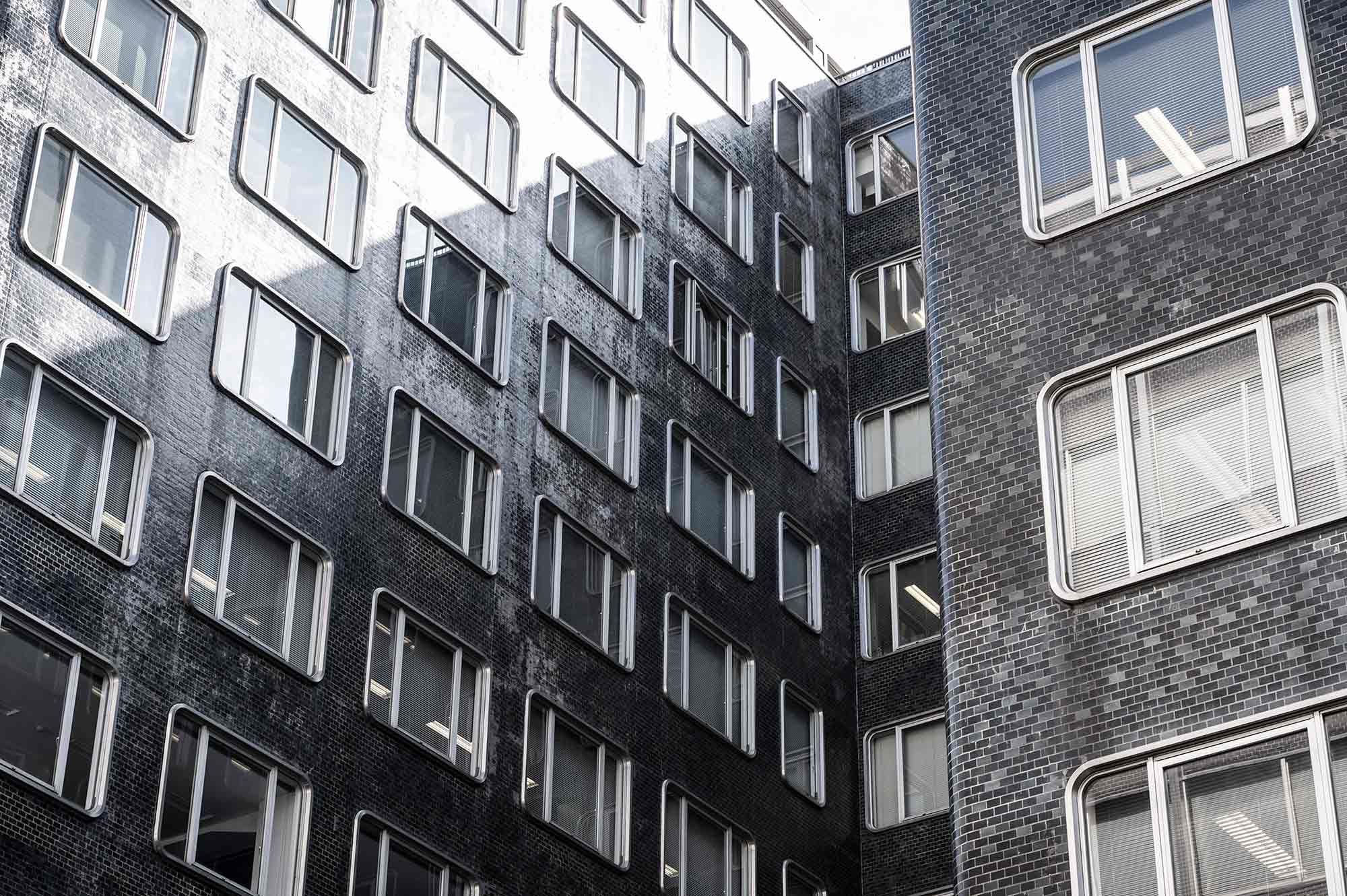 bostadshus, grått
