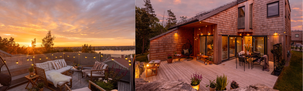 Arkitektritad designdröm i skärgårdsläge